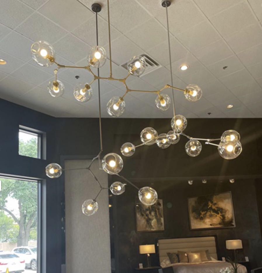 Covington Horizontal Globe Branching Bubble Chandelier - Richardrider