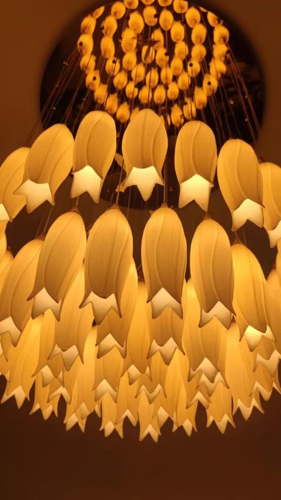 Elegant Flower Chandelier For Foyer/ Staircase - Richardrider