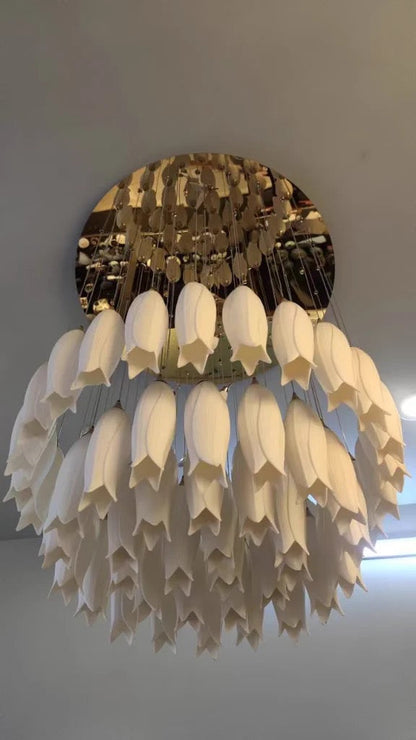 Elegant Flower Chandelier For Foyer/ Staircase - Richardrider