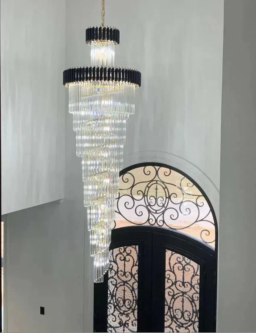 Cyrus Multiple Tier Crystal Chandelier - Richardrider