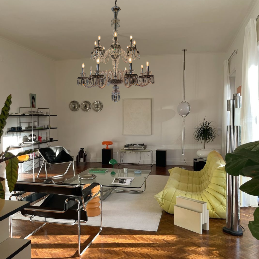 Elegant Crystal Chandelier in Italian Style for Bedroom and Living Room - Richardrider