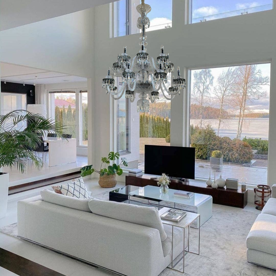 Elegant Crystal Chandelier in Italian Style for Bedroom and Living Room - Richardrider