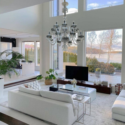 Elegant Crystal Chandelier in Italian Style for Bedroom and Living Room - Richardrider