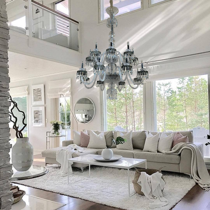 Elegant Crystal Chandelier in Italian Style for Bedroom and Living Room - Richardrider