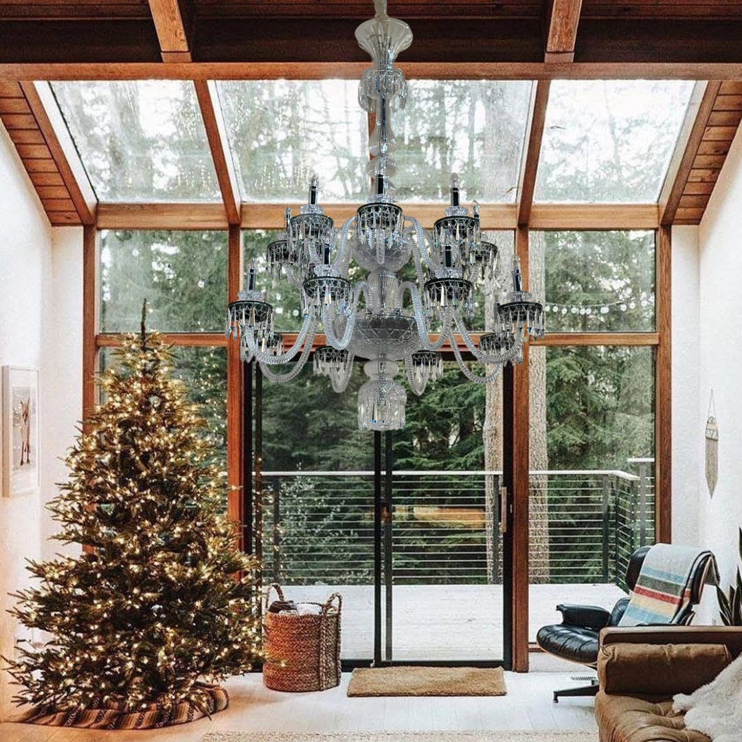 Elegant Crystal Chandelier in Italian Style for Bedroom and Living Room - Richardrider