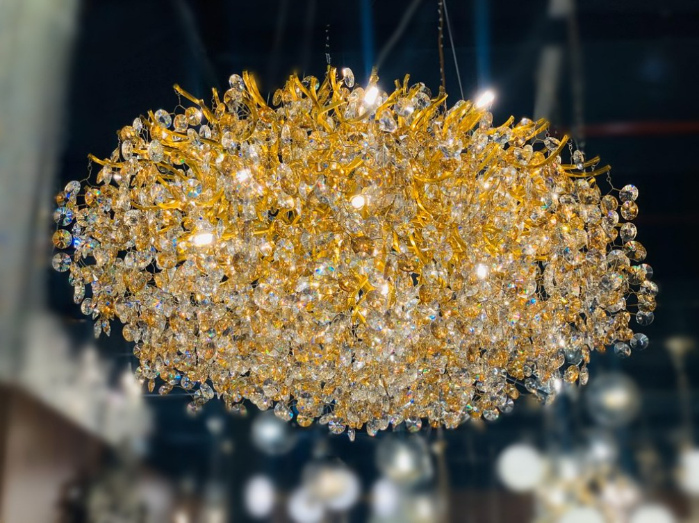 New Modern Light Luxury Branch Crystal Chandelier for Dining /Living Room - Richardrider