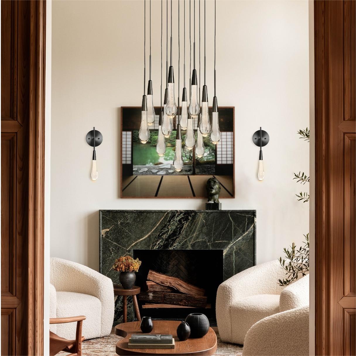 Soltaire Crystal Wall Sconce 5"W - Richardrider