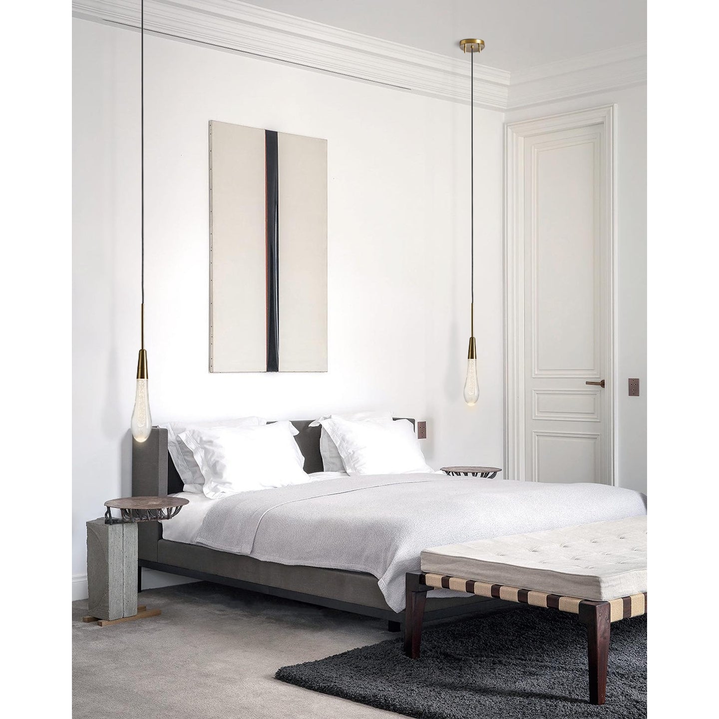 Soltaire Crystal Pendant 1 light 2 lights - Richardrider