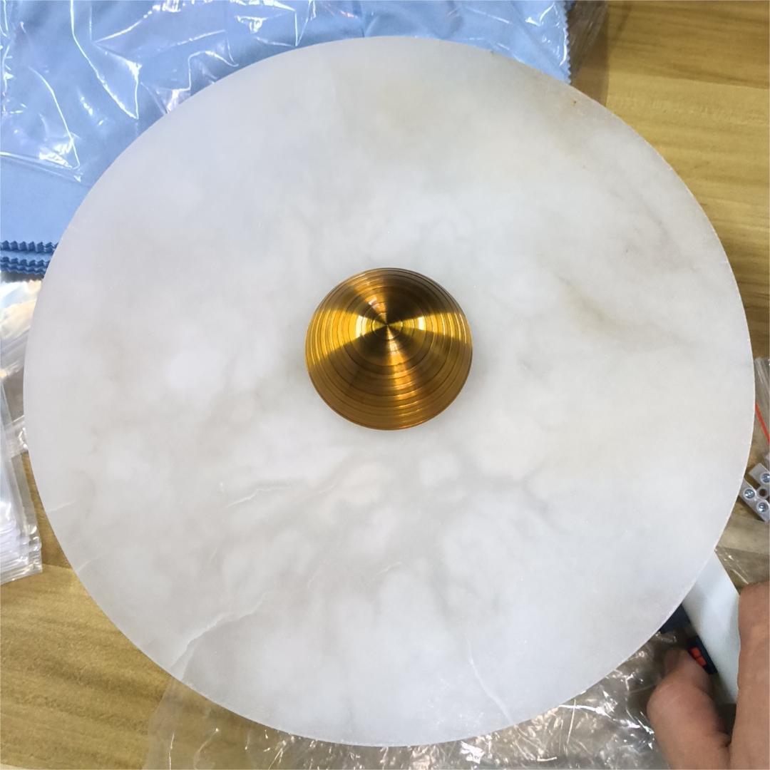 Alabaster Flushmount Wall Sconce - Richardrider