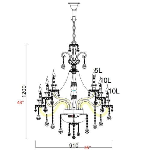 Customized Crystal Chandelier for Living Room - Richardrider