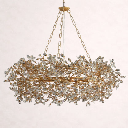 Fiore Crown Chandelier 39"