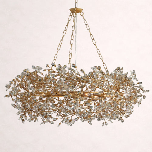 Fiore Crown Chandelier 39"