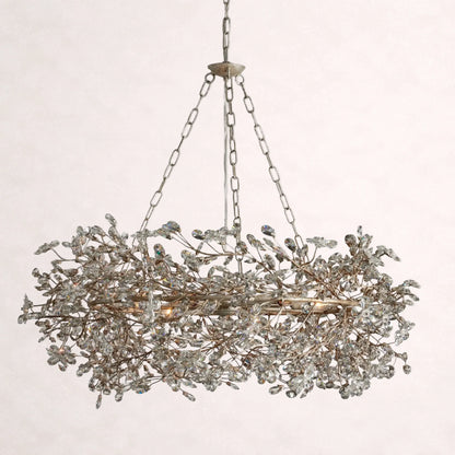 Fiore Crown Chandelier 39"