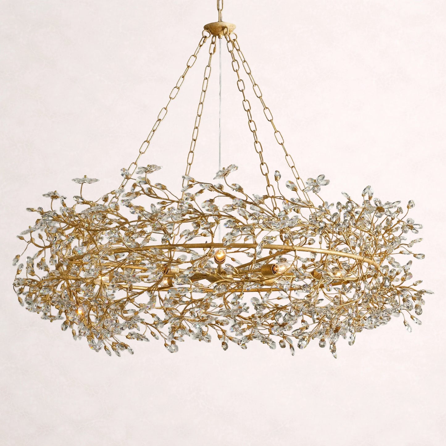 Fiore Crown Chandelier 39"