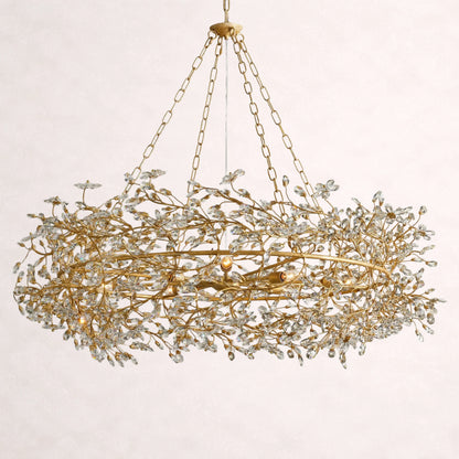 Fiore Crown Chandelier 39"