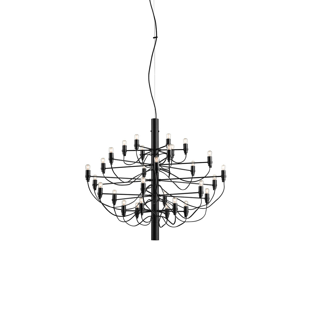 Jarylix Chandelier Brass & Steel. Steel Ceiling Fitting & Rose 27.2"W x 27.2"D