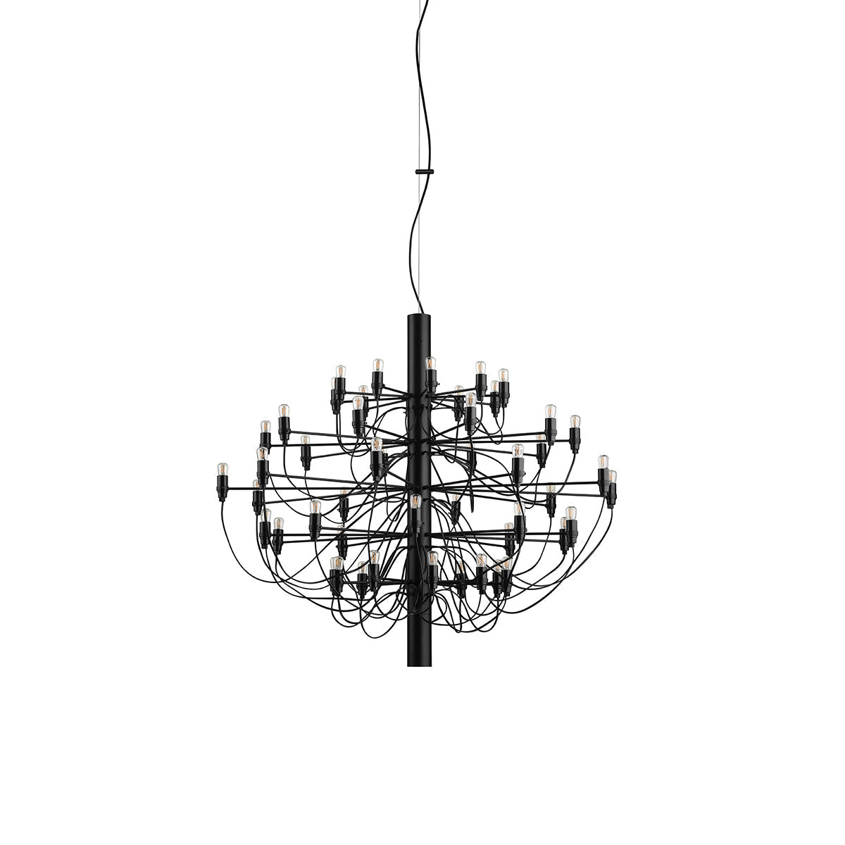 Jarylix Chandelier Brass & Steel. Steel Ceiling Fitting & Rose 27.2"W x 27.2"D