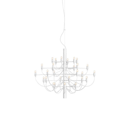 Jarylix Chandelier Brass & Steel. Steel Ceiling Fitting & Rose 27.2"W x 27.2"D