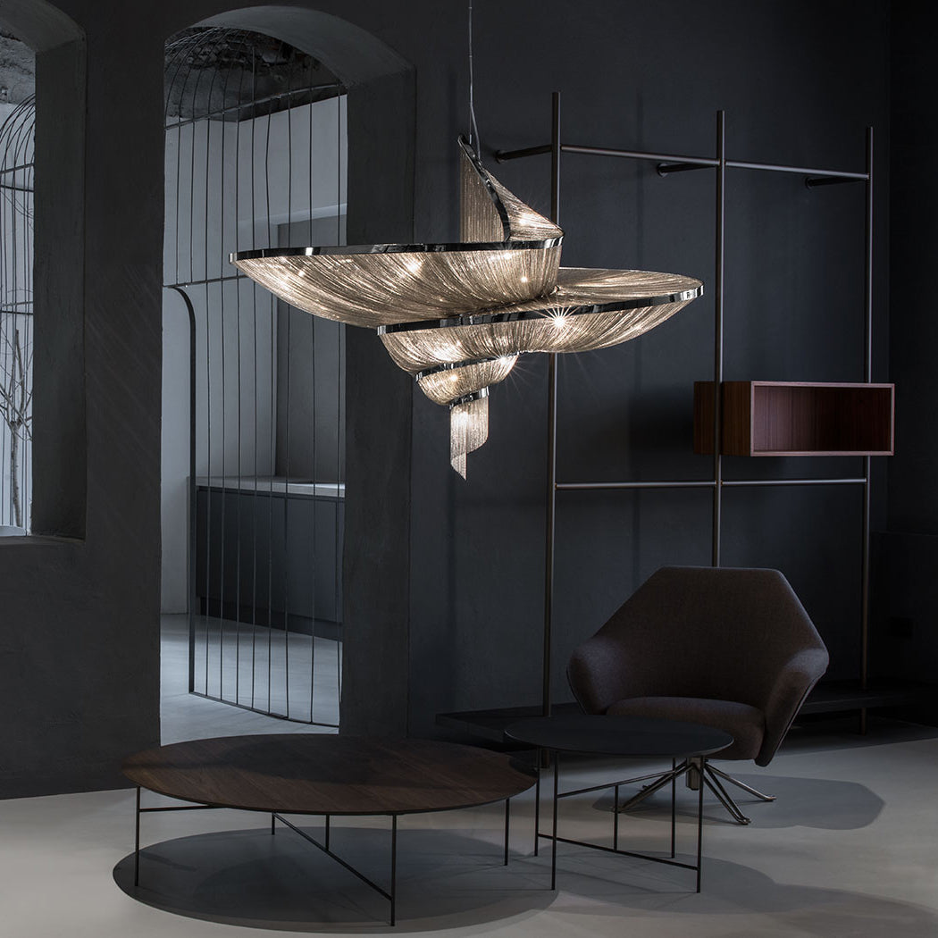 Yorinus Chandelier Metal 53.5"W x 24.8"D