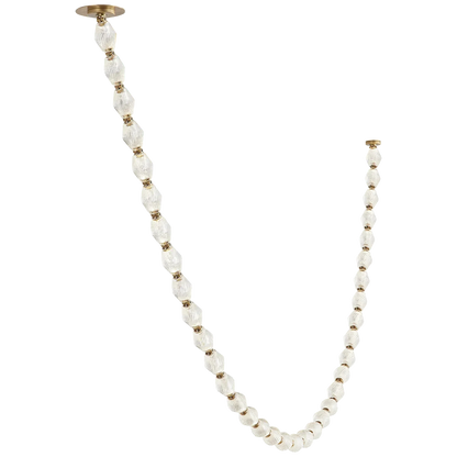 Creative Glass Pearl Necklace Pendnat Chandelier for Living/Dining Room/Staircase - Richardrider
