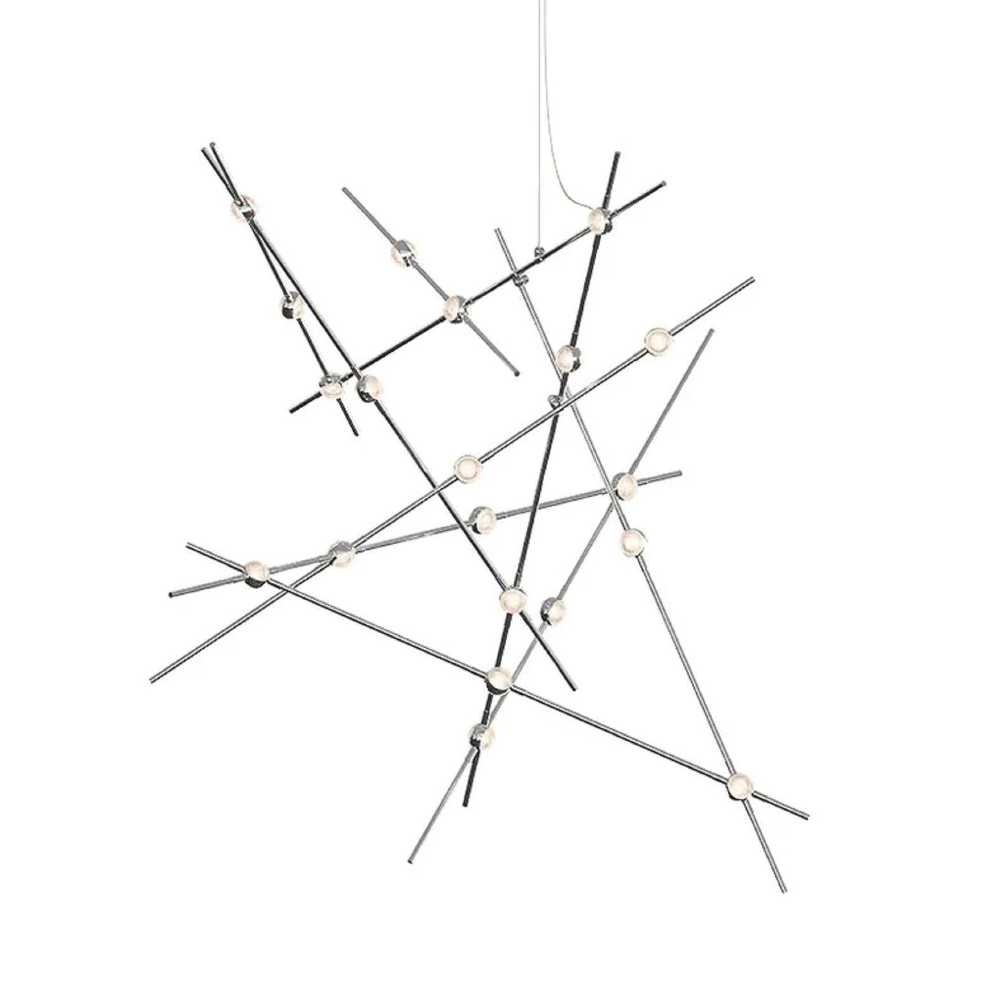 Verelune Aquila Major Chandelier Acrylic & Metal 37.25"W x 37.25"D