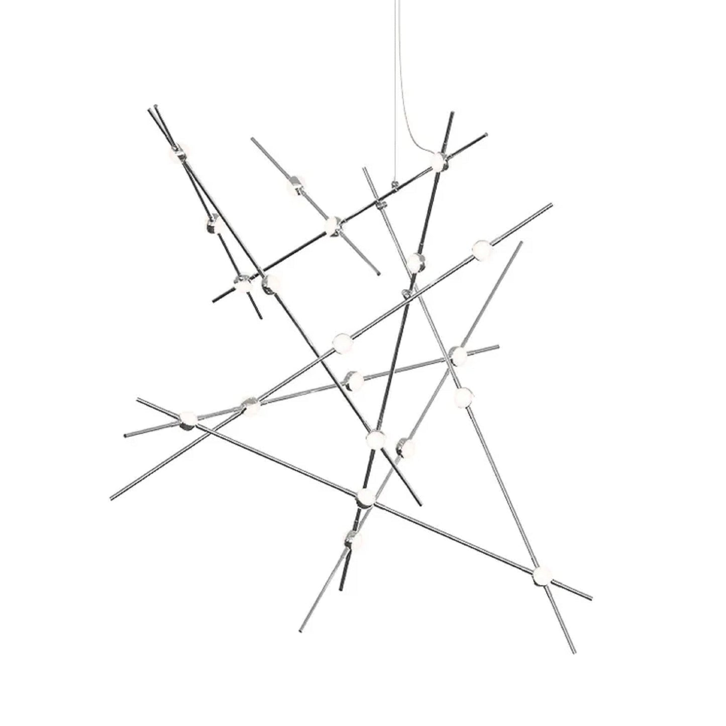 Verelune Aquila Major Chandelier Acrylic & Metal 37.25"W x 37.25"D