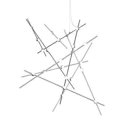 Verelune Aquila Major Chandelier Acrylic & Metal 37.25"W x 37.25"D