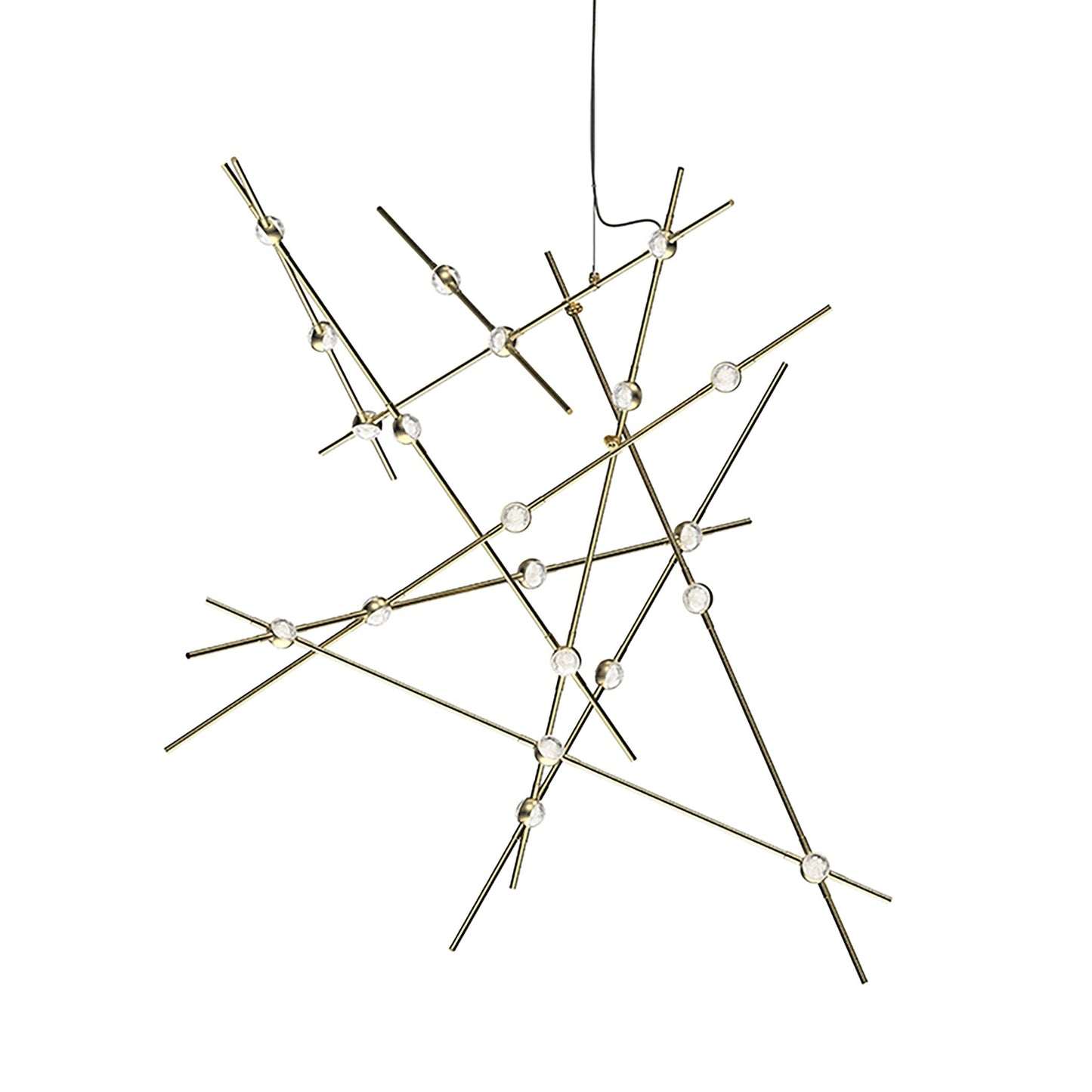 Verelune Aquila Major Chandelier Acrylic & Metal 37.25"W x 37.25"D