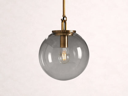 Wescott Globe Pendant with Rod