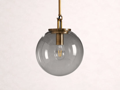 Wescott Globe Pendant with Rod