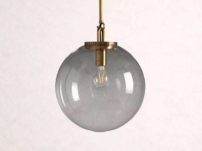 Wescott Globe Pendant with Rod