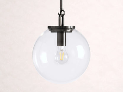 Wescott Globe Pendant with Rod