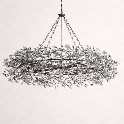 Fiore Crown Chandelier 39"