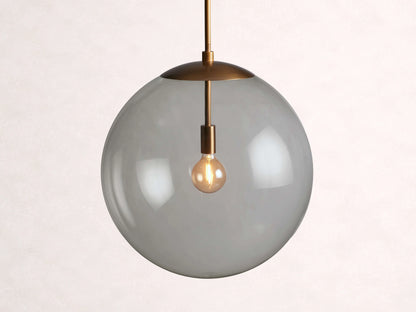 Wescott XL Globe Pendant with Rod