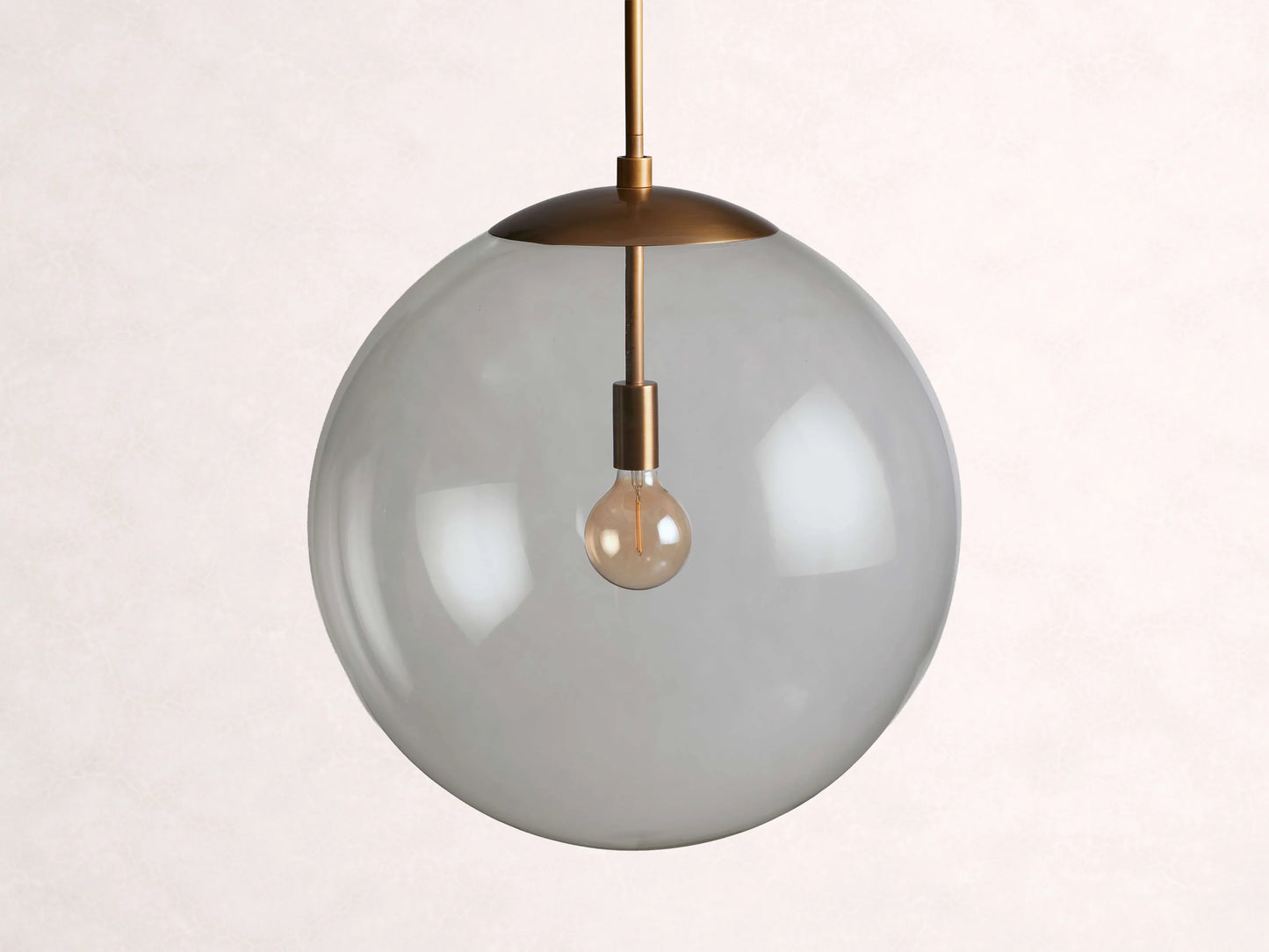 Wescott XL Globe Pendant with Rod