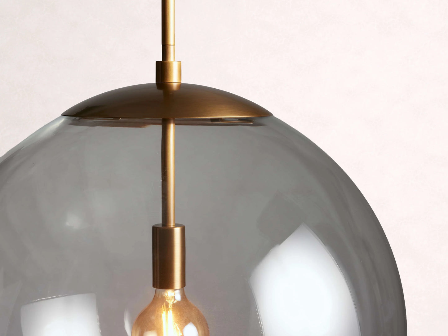 Wescott XL Globe Pendant with Rod