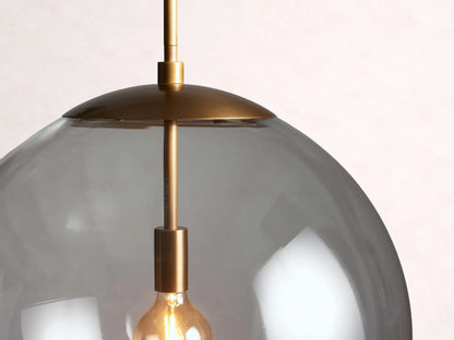 Wescott XL Globe Pendant with Rod