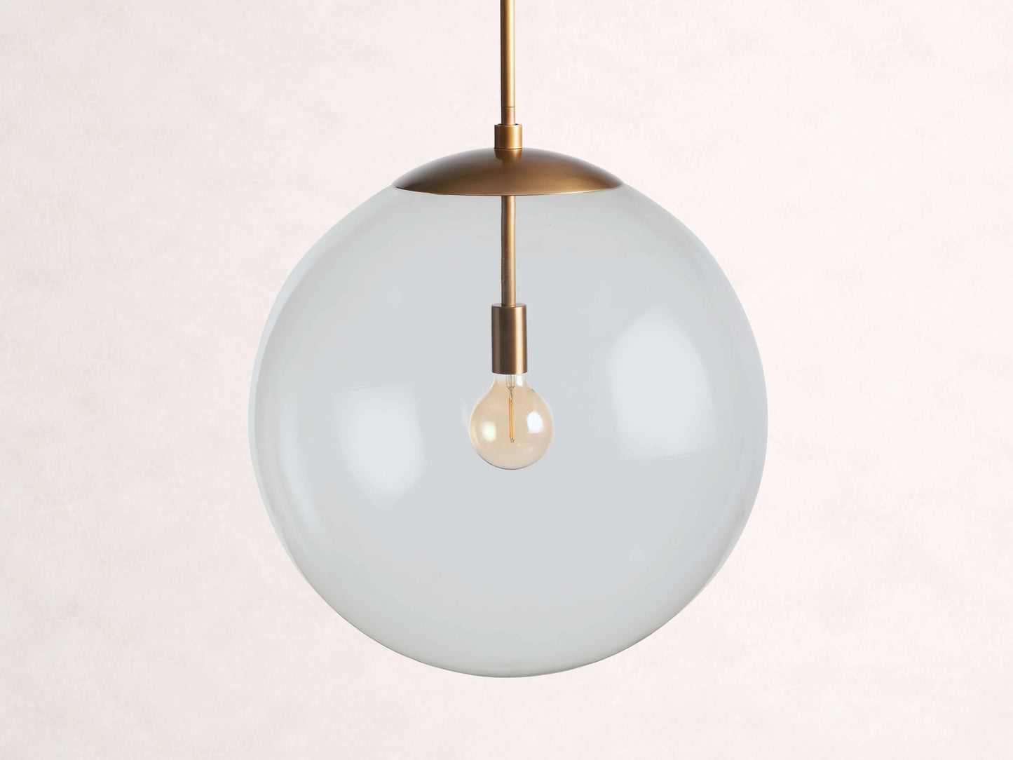 Wescott XL Globe Pendant with Rod
