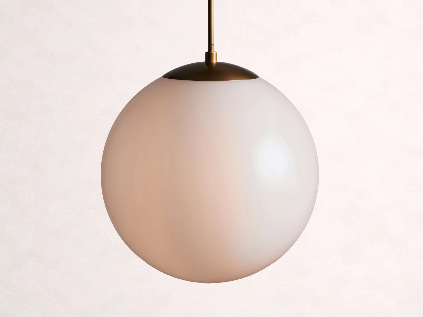 Wescott XL Globe Pendant with Rod