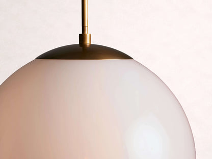 Wescott XL Globe Pendant with Rod