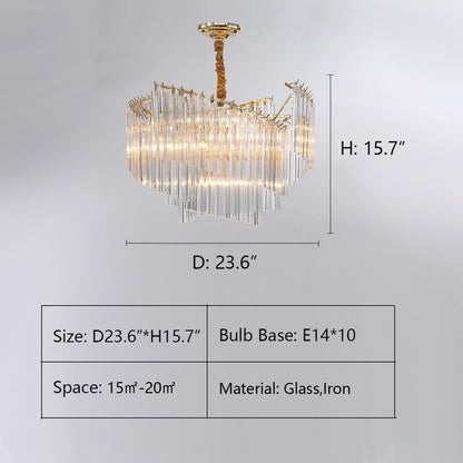 Large Modern Art Spiral Tiers Glass Pendant Chandelier for Living Room/Dining Room/Entryway
