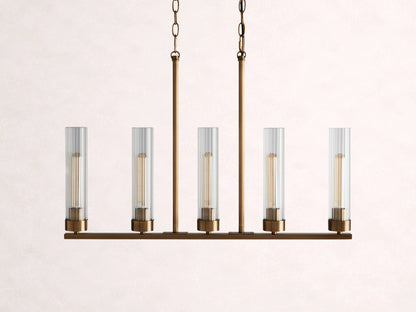 Andreas 5-Light Linear Chandelier