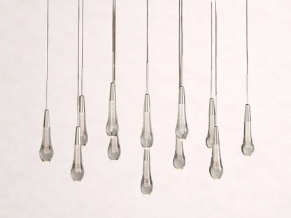Soltaire Crystal Linear Chandelier 37" 50" 60" 70" 87" 120"W