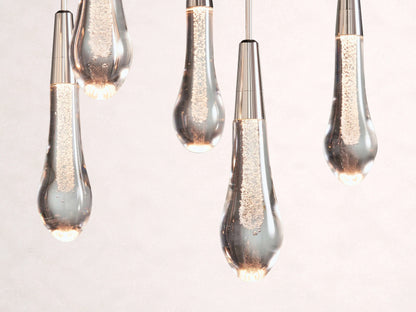 Soltaire Crystal Linear Chandelier 37" 50" 60" 70" 87" 120"W