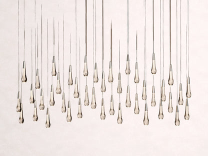 Soltaire Crystal Linear Chandelier 37" 50" 60" 70" 87" 120"W