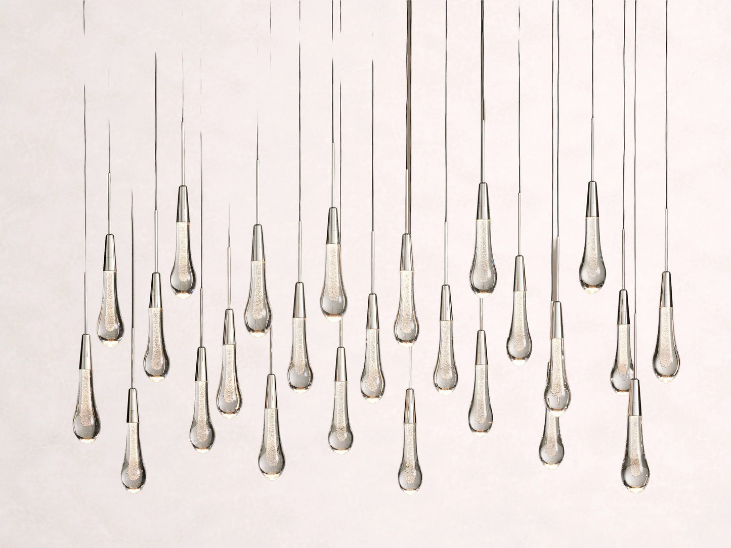 Soltaire Crystal Linear Chandelier 37" 50" 60" 70" 87" 120"W
