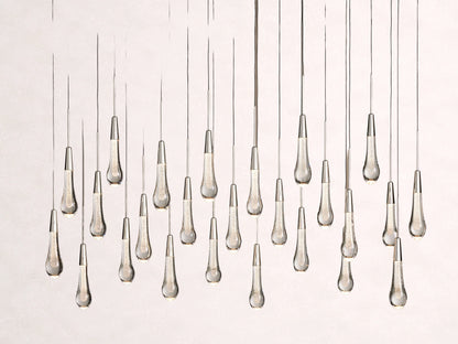 Soltaire Crystal Linear Chandelier 37" 50" 60" 70" 87" 120"W