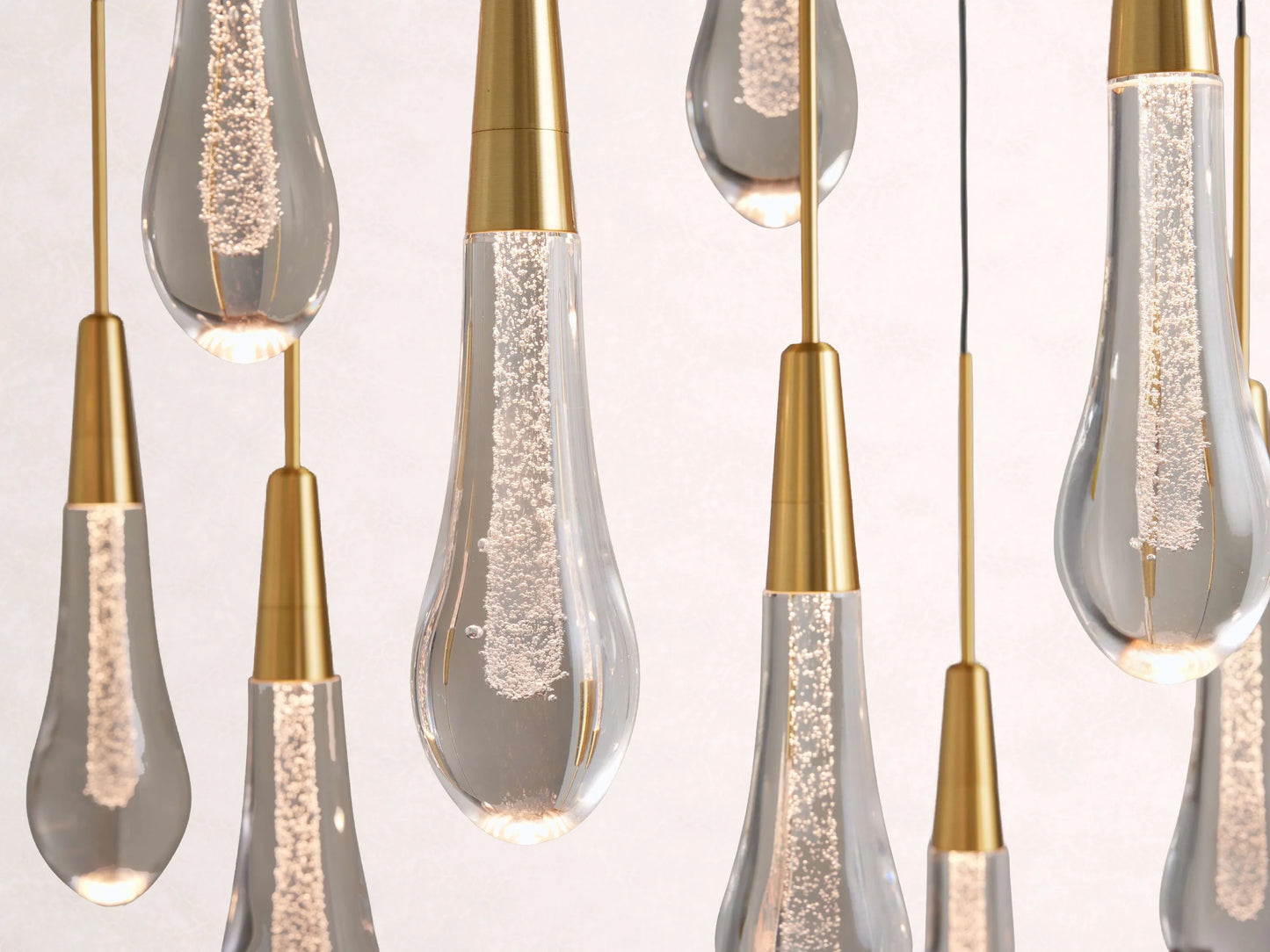 Soltaire Crystal Linear Chandelier 37" 50" 60" 70" 87" 120"W
