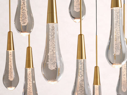 Soltaire Crystal Linear Chandelier 37" 50" 60" 70" 87" 120"W