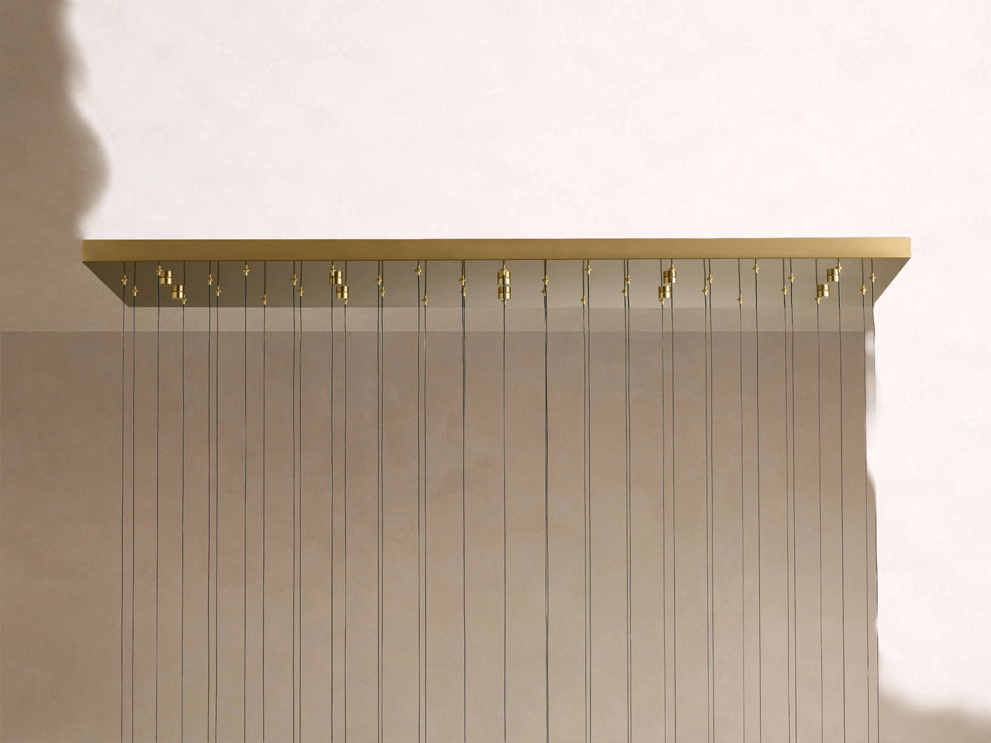Soltaire Crystal Linear Chandelier 37" 50" 60" 70" 87" 120"W